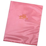 BAG, PINK, ZIP, 5IN x 8IN, W/ WRITE-ON PANEL, ESD LOGO